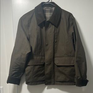 Uniqlo Utility Short Blouson Jacket - cotton - size xs - olive green